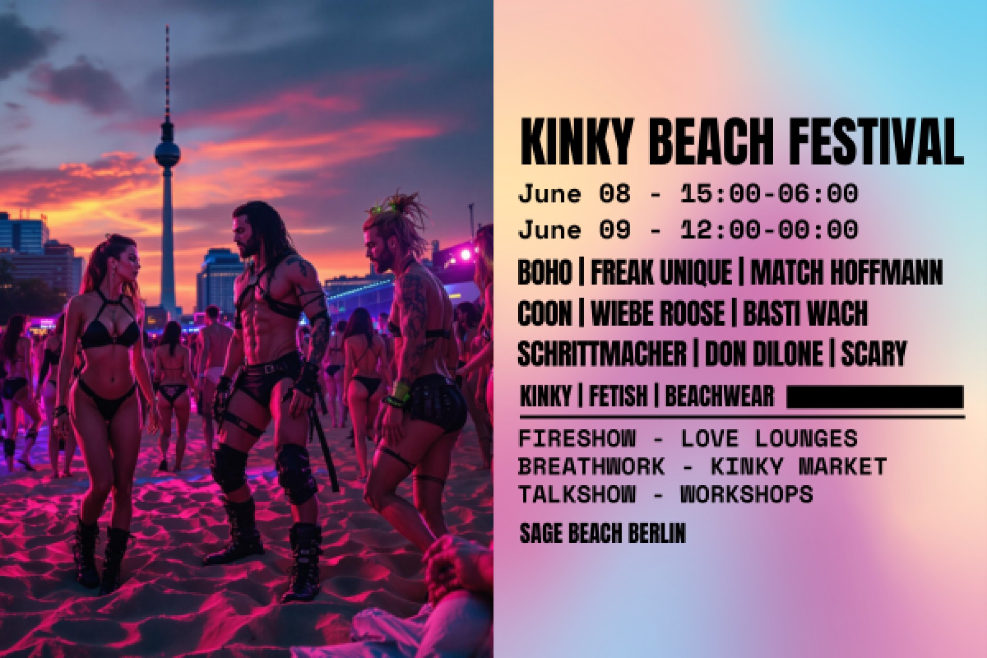 INSOMNIA KINKY BEACH FESTIVAL